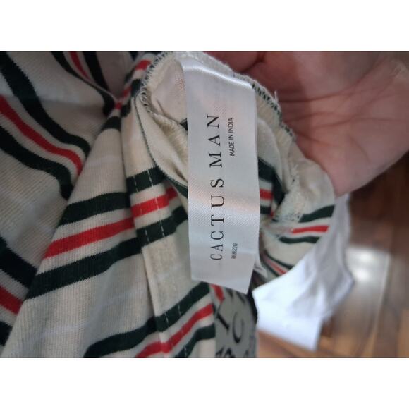 Cactus man Womens medium striped Tee - Picture 5 of 6